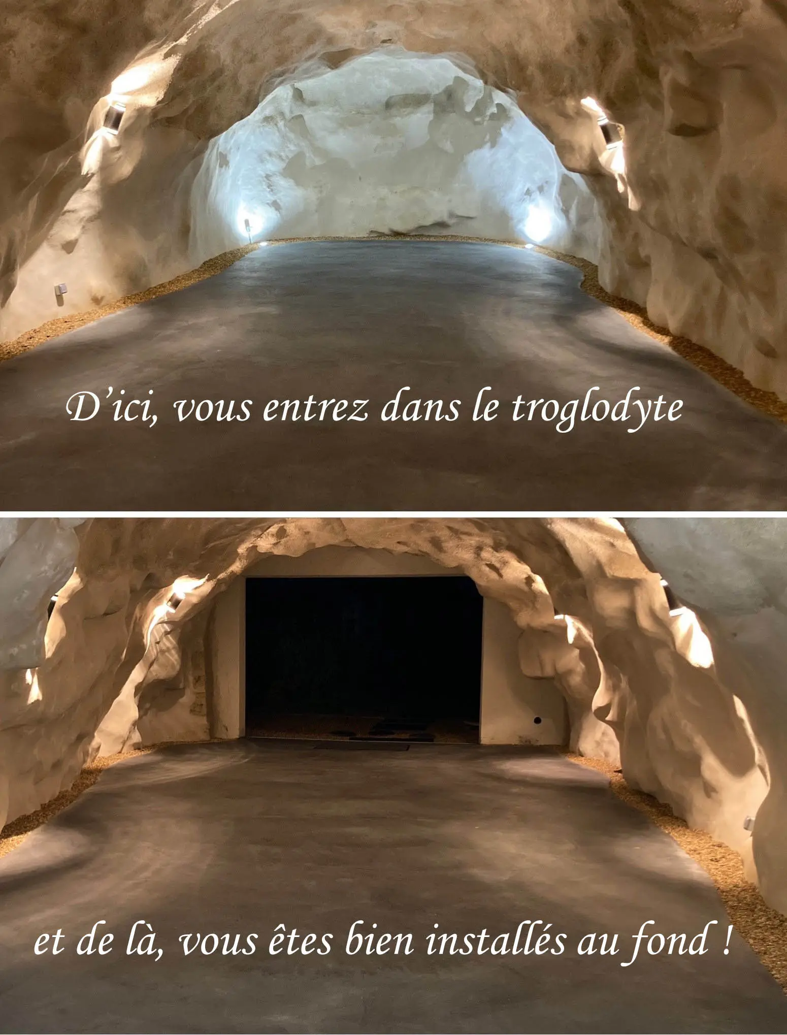 salle troglodyte entre Angers et Saumur – gite - chambres d’hôtes